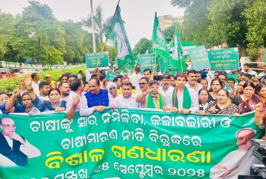 BJD protest